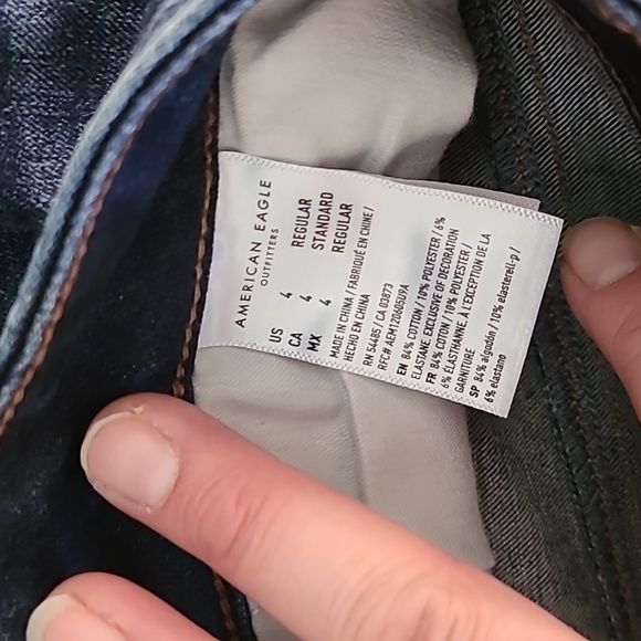 American Eagle Size 5 high rise jeggings - Picture 6 of 8